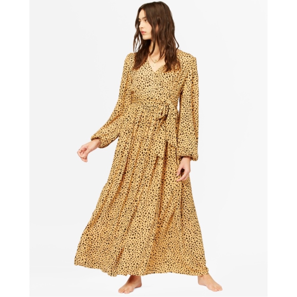 SOLD Billabong Nine Lives Wrap Maxi Dress - Picture 5 of 8